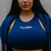 Marineblaues Fila x TALA SKINLUXE Sport-Bralette