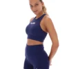 Marineblaues Fila x TALA SKINLUXE Sport-Bralette