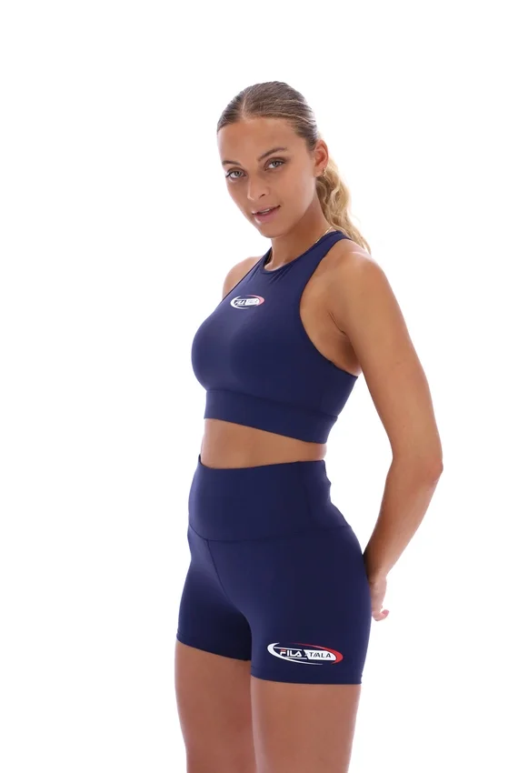 Marineblaues Fila x TALA SKINLUXE Sport-Bralette