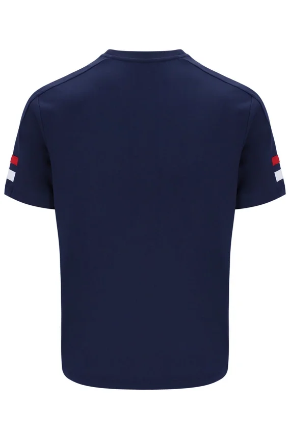Marineblaues Herren-Tennis-T-Shirt