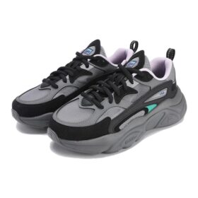 Mars 1S Atmungsaktive Retro-Sneaker „Grau-Schwarz“