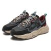 Mars 1S Low-Top-Laufschuhe „Schwarz Grau Rot“