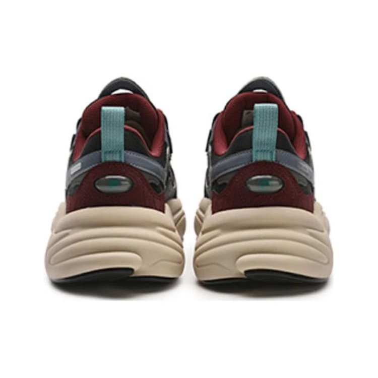 Mars 1S Low-Top-Laufschuhe „Schwarz Grau Rot“