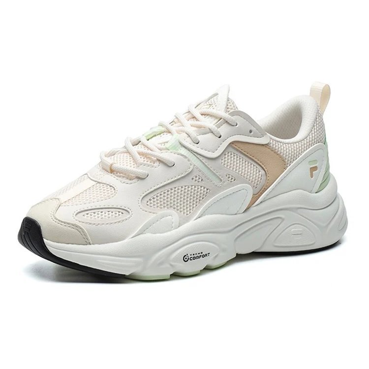 Mars 2 Low-Top-Daddy-Schuhe in Weiß/Rosa