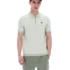 Marty Zip Polo in Seeschaum