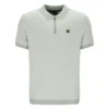 Marty Zip Polo in Seeschaum