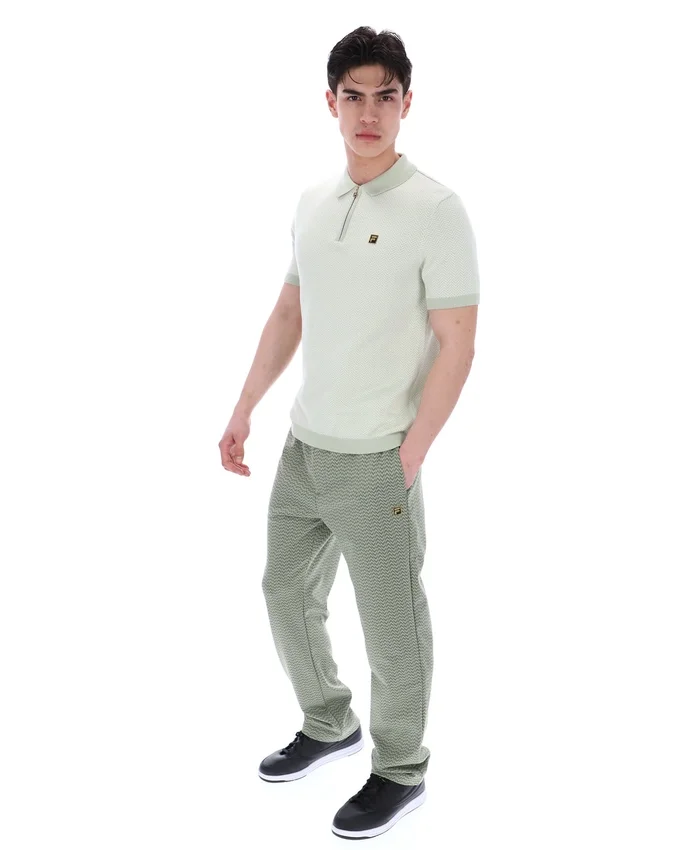 Marty Zip Polo in Seeschaum