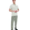 Marty Zip Polo in Seeschaum