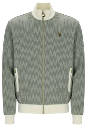 Mathers Herringbone Trainingsjacke in Seeschaum