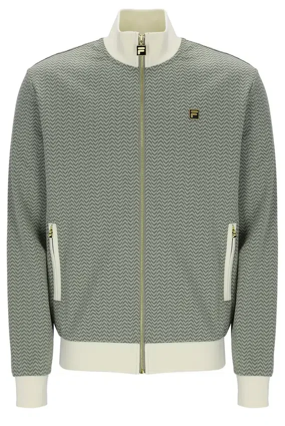 Mathers Herringbone Trainingsjacke in Seeschaum