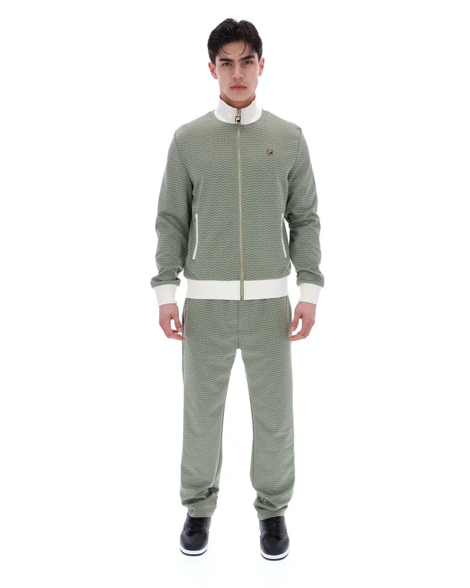 Mathers Herringbone Trainingsjacke in Seeschaum