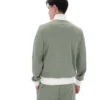 Mathers Herringbone Trainingsjacke in Seeschaum