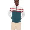 Mediterranea Giovanni Trainingsjacke mit Kontrasteinsätzen