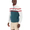 Mediterranea Giovanni Trainingsjacke mit Kontrasteinsätzen