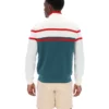 Mediterranea Giovanni Trainingsjacke mit Kontrasteinsätzen