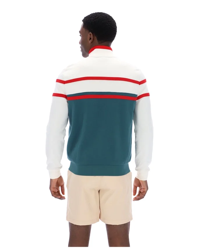 Mediterranea Giovanni Trainingsjacke mit Kontrasteinsätzen