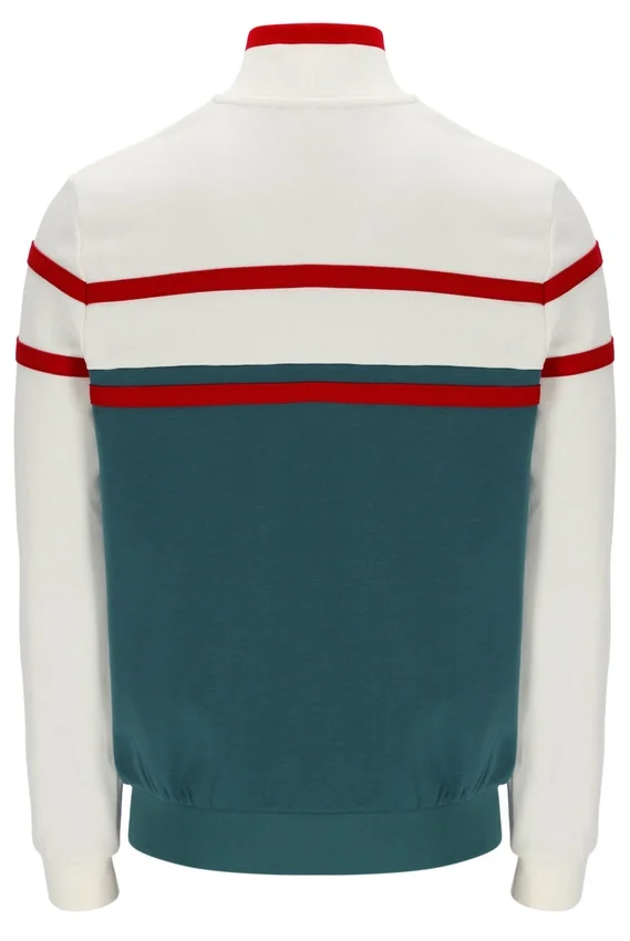 Mediterranea Giovanni Trainingsjacke mit Kontrasteinsätzen