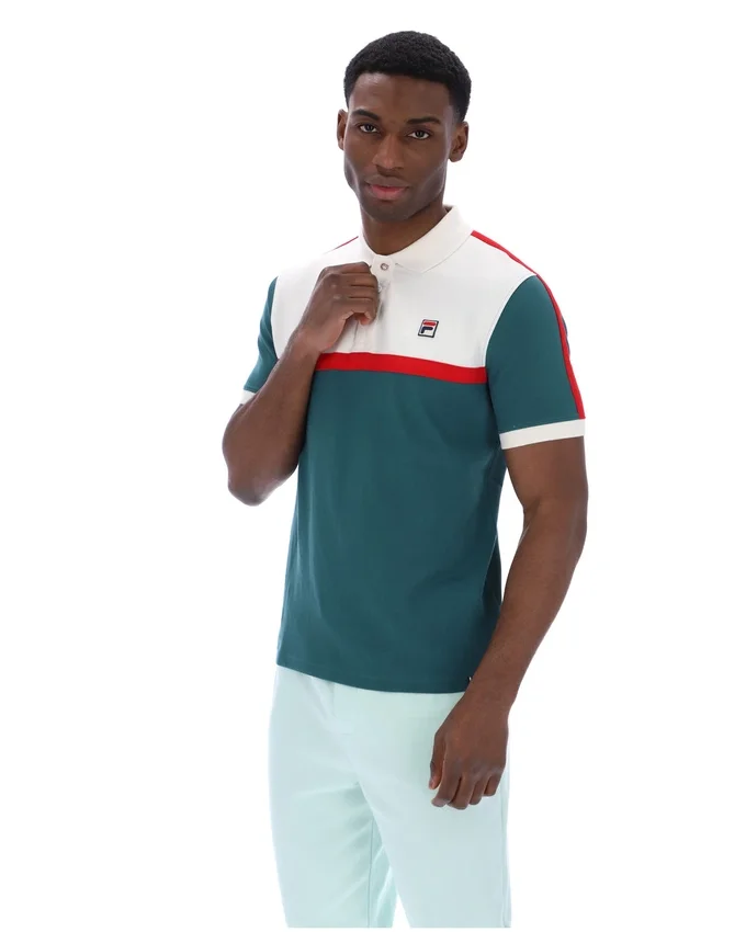 Mediterranea Mattia Polohemd mit Kontrasteinsätzen