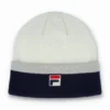 Mehrfarbige Beanie mit Umschlag