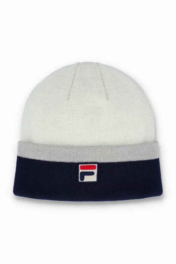 Mehrfarbige Beanie mit Umschlag
