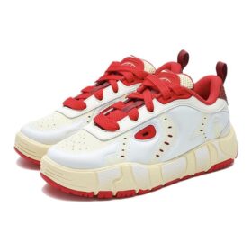 Melt-Skateschuhe „Weiß Rot“