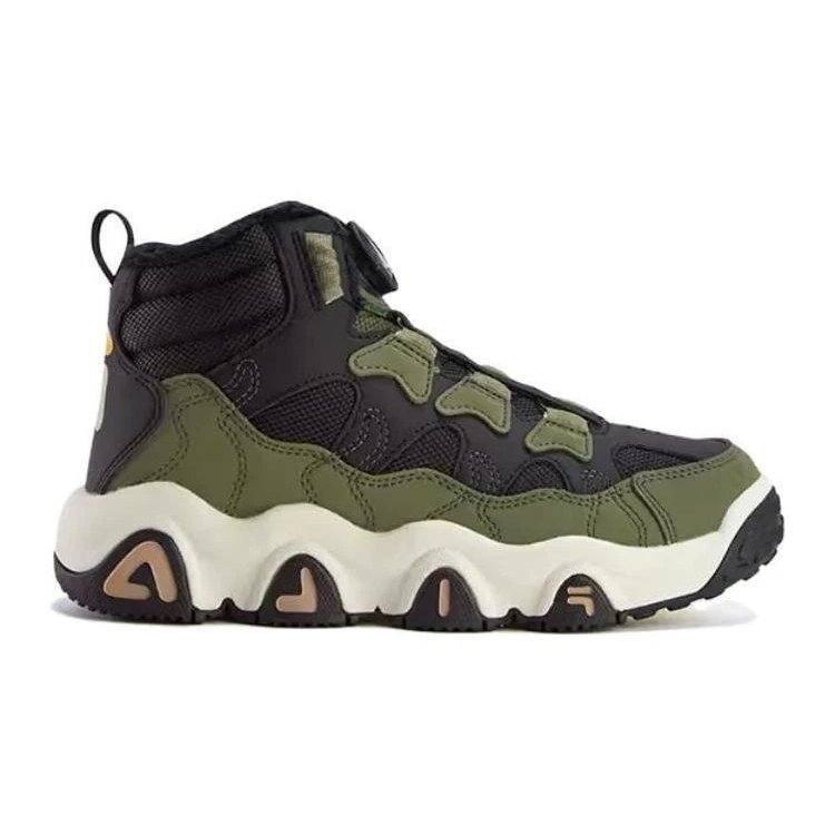 Mid-Top-Stiefel „Olive Green Black“
