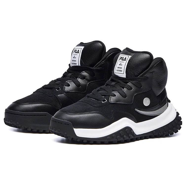 Mihara x Fila FM-2 High Laufschuhe Schwarz/Weiß