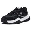 Mihara x Fila T1 Low-Tops mit Polka-Dots, schwarz