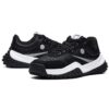 Mihara x Fila T1 Low-Tops mit Polka-Dots, schwarz