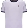 Misty Lilac Basilio Velours-T-Shirt