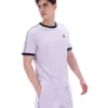 Misty Lilac Basilio Velours-T-Shirt