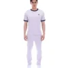 Misty Lilac Basilio Velours-T-Shirt