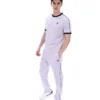 Misty Lilac Basilio Velours-T-Shirt