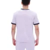 Misty Lilac Basilio Velours-T-Shirt