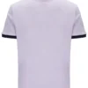 Misty Lilac Basilio Velours-T-Shirt