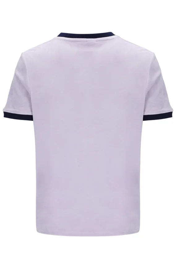 Misty Lilac Basilio Velours-T-Shirt