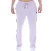 Misty Lilac Fio Velours-Jogginghose mit geradem Bein