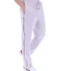 Misty Lilac Fio Velours-Jogginghose mit geradem Bein