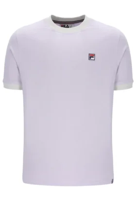 Misty Lilac Marconi Essential Ringer-T-Shirt