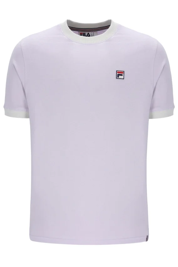 Misty Lilac Marconi Essential Ringer-T-Shirt