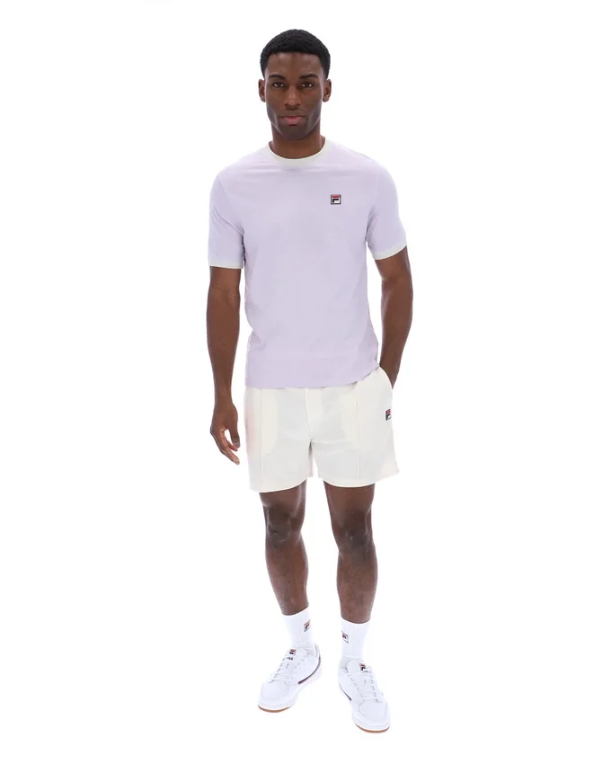 Misty Lilac Marconi Essential Ringer-T-Shirt