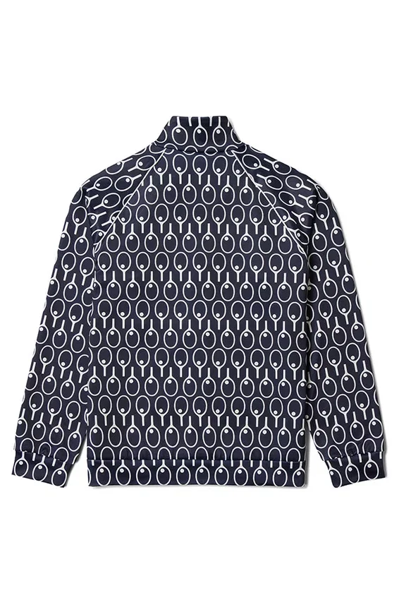 Mitternachtsblaue Trainingsjacke mit Raglanärmeln