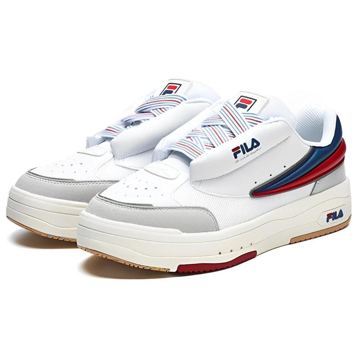 Mix-Freizeitschuhe „Weiß Blau Rot“