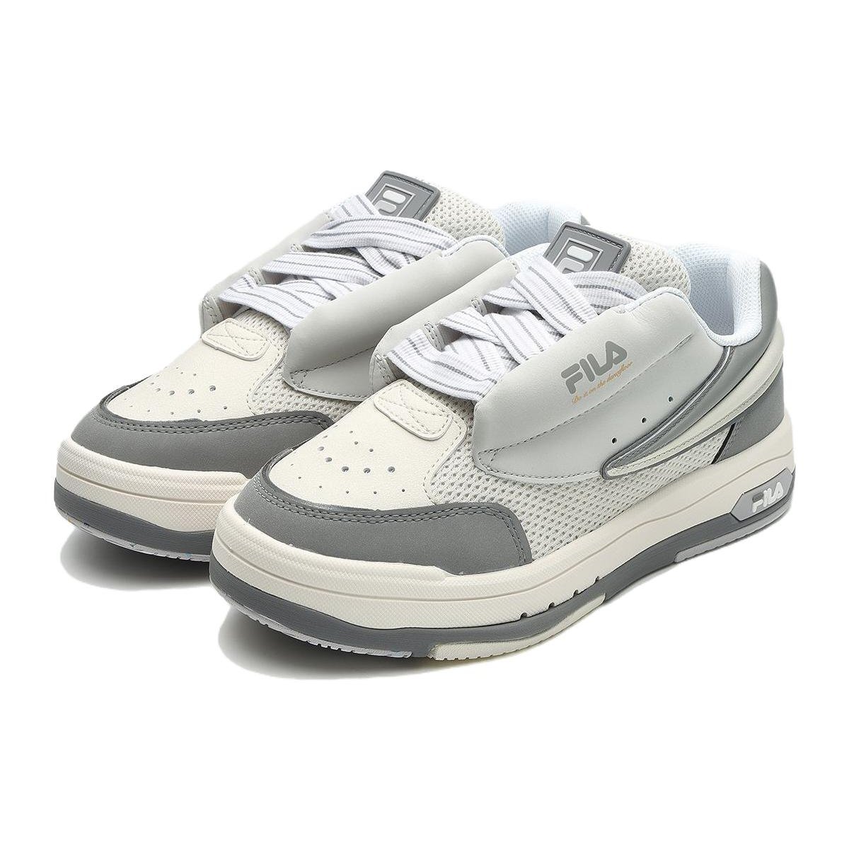 Mix Freizeitschuhe „Weiß-Grau“