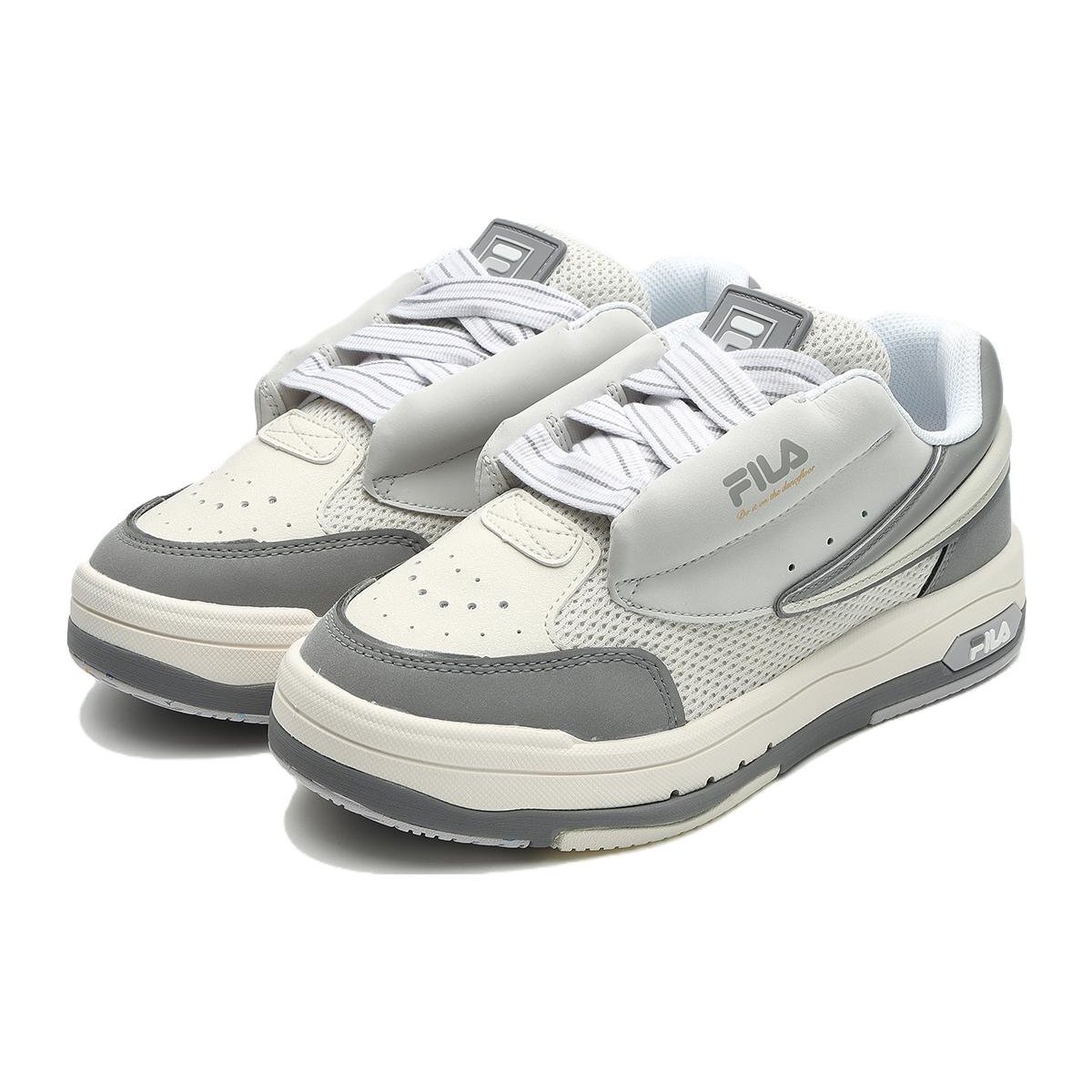 Mix Low Skates „Cream White Grey“