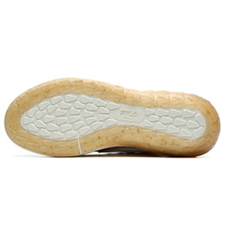Mixa Retro-Freizeit-Skateboard-Schuhe Creme-Gelb