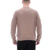 Mocha Meringue Ferguson Trainingsjacke mit offenem Strick und Pointelle-Einsätzen