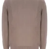 Mocha Meringue Ferguson Trainingsjacke mit offenem Strick und Pointelle-Einsätzen