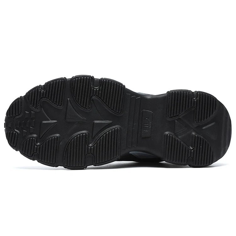Mode-Sneaker Low-Top Grau/Schwarz