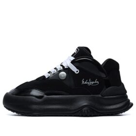 Mode-Sneaker, Low-Top-Laufschuhe, Schwarz